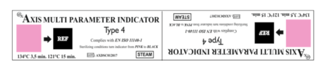 AXSDC4 - Steam Adhesive Cross-Check Multiparameter Indicator