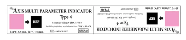 AXSDC4 - Steam Adhesive Cross-Check Multiparameter Indicator